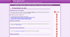 Desktop Screenshot of eros-game.com